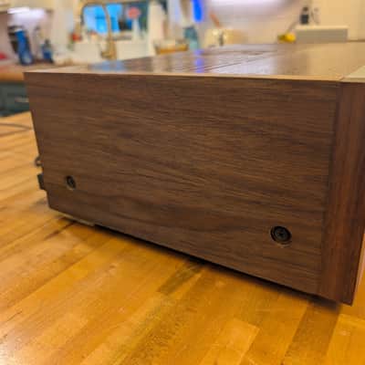 Pioneer SX-750 with Custom Walnut Veneered Case image 6