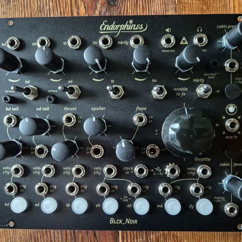 2018 – Present Endorphin.es Blck_Noir Eurorack Synth Module Black