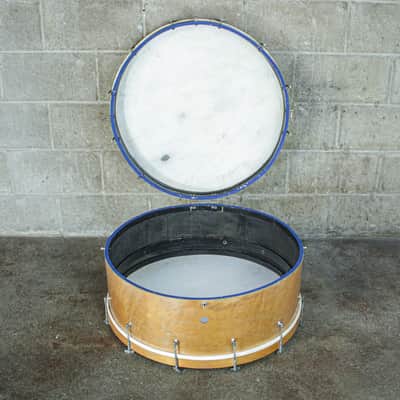 Walberg & Auge 28" Early 1900's Hinged Bass Drum image 11