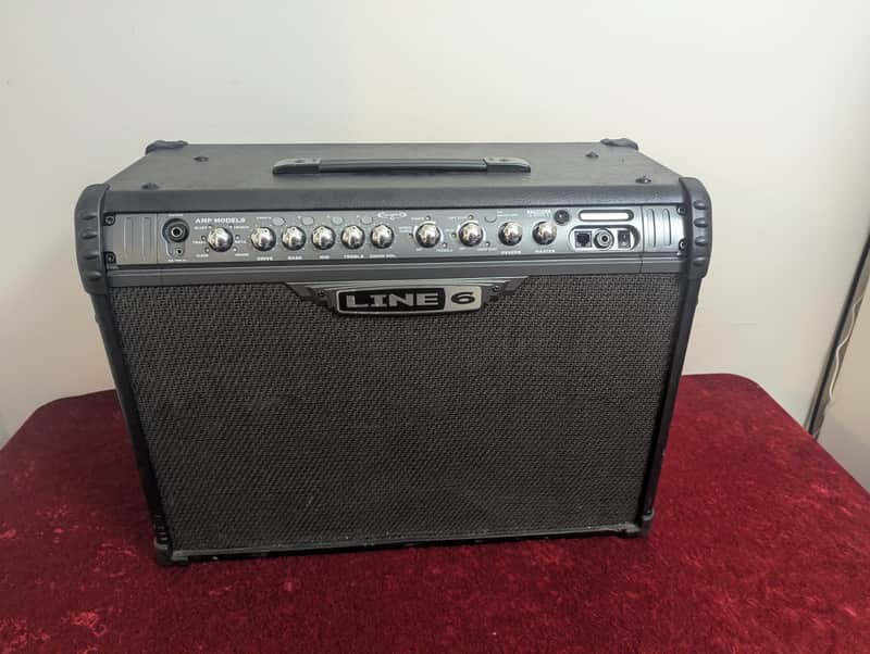 Line 6 Spider III 120 120-Watt 2x10" Stereo Digital Modeling Guitar Combo Amplifier Amp 2006 - 2009 - Black image 1