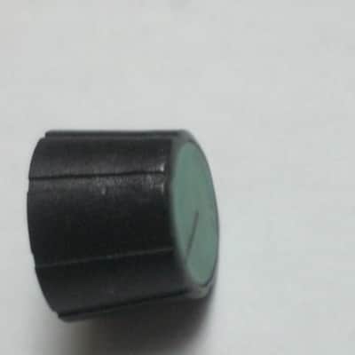 ONE lightly used genuine DOD Green & Black knob for 545-A Wah Filter or 565 Stereo Chorus (Performer Series) NO pedal - NO other items, 1980s, hard plastic, Green TOP, Black SIDES, Black Top EDGE, Black Position LINE image 18