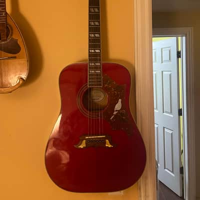 Epiphone dove 90s - wine red image 1
