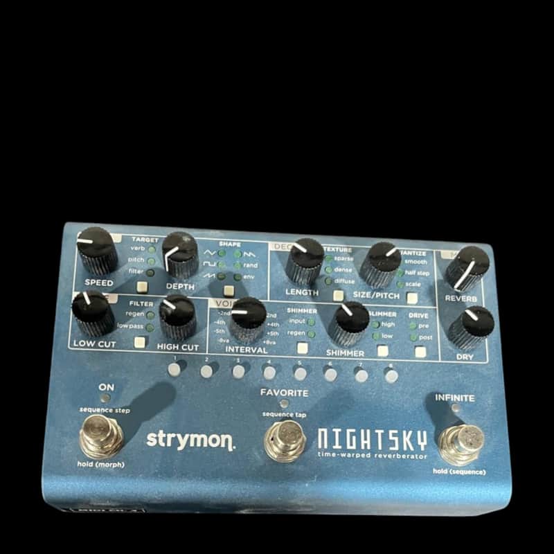 Strymon NightSky Time-Warped Reverberator - Present - Blue - X15429 image 1