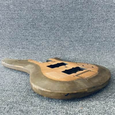 Solid Basswood Bass Guitar Body image 2