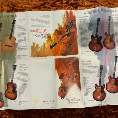 Wurlitzer Model 7742 1970's Sunburst image 22