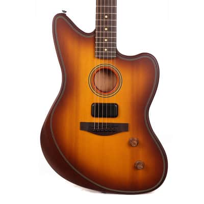 Fender Acoustasonic Standard Jazzmaster Honey Burst image 1