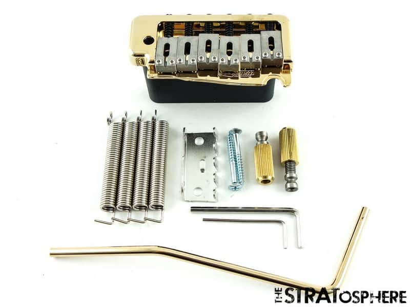 *NEW Wilkinson 2 Point TREMOLO for Fender Stratocaster Strat Knife Gold WVP-GD image 1