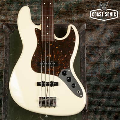 2010 Fender '62 Reissue Jazz Bass JB62 Made in Japan - Vintage White image 5
