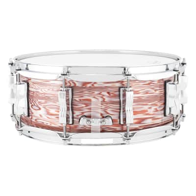 Ludwig *Pre-Order* Classic Maple 5x14" Vintage Pink Oyster Snare Drum USA Made | Special Order | Authorized Dealer image 3