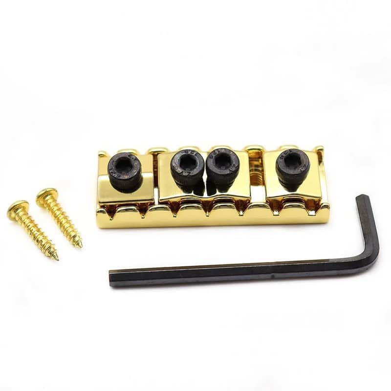 Floyd Rose 7 String Guitar Top mount Design 48mm Locking Nut Gold for Floyd Rose String System image 1
