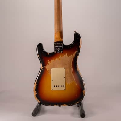 Fender Custom Shop LTD Roasted Bighead Stratocaster 2024 - Super Heavy Relic 3Color Sunburst image 5