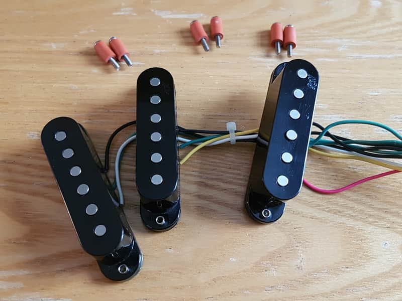 Fender Samarium Cobalt Noiseless (SCN) Stratocaster Pickups 2005 Black image 1