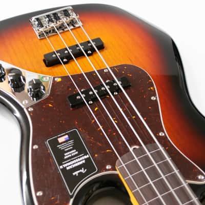 Fender American Professional II Jazz Bass Fretless - 3 Color Sunburst with Rosewood Fingerboard image 5
