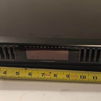 RCA  DIMENSIA MGE 260 10 BAND GRAPHIC EQUALIZER SPECTRUM ANALYZER Black image 9