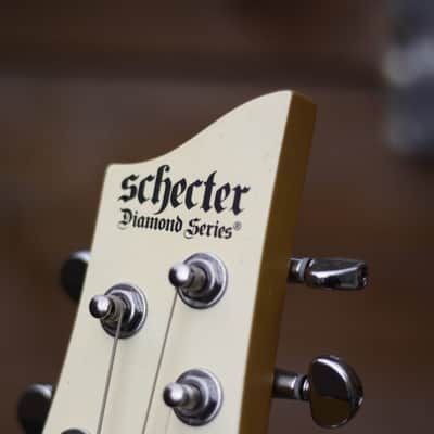 Schecter C-7 Deluxe #438 2018 - Satin White image 9