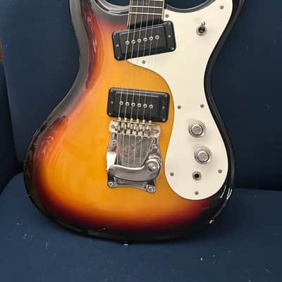 Mosrite Ventures Model Electric Guitar 1990’s Sunburst image 2