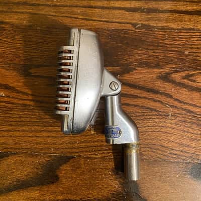 Shure Vintage 51 Dynamic Microphone 1950's Brushed Silver image 2