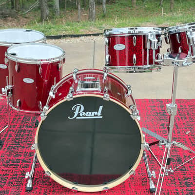 Pearl Music City Custom Maple/Gum Shell Pack 2025 - Red Glitter image 3