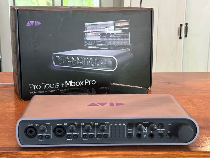 Avid MBox 3 Pro Firewire Audio Interface 2010s - Black image 1