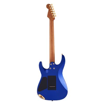 Charvel Pro-Mod DK24 HSH 2PT CM Caramelized Maple FB Mystic Blue image 8
