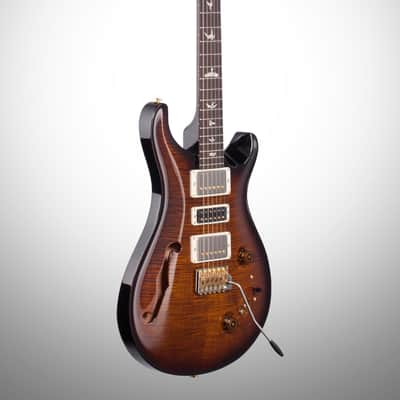 PRS Paul Reed Smith Special Semi-Hollow 10-Top Limited Edition Electric Guitar (with Case), Black Gold Burst image 4