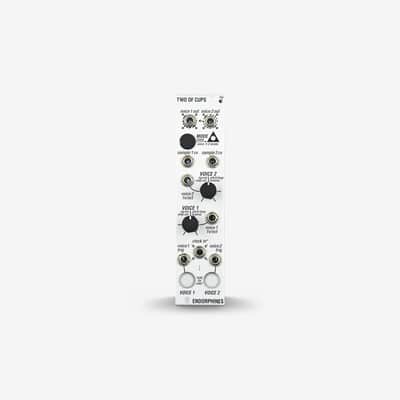 Endorphin.Es Two of Cups Silver 3U Module  [Three Wave Music] image 2