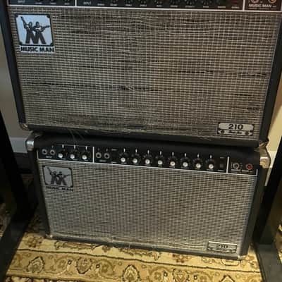 Music Man 210 Sixty-Five 2-Channel 65-Watt 2x10" Guitar Combo 1974 - 1979 - Black image 1