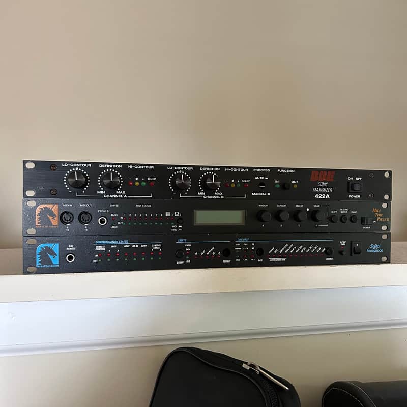 MOTU BBE Rack Unit Lot of 3 Midi Time Piece Digital Timepiece & Sonic Maximizer image 1