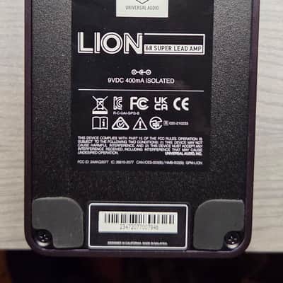 Universal Audio Lion '68 Super Lead Amp 2023 - Present - Black image 2