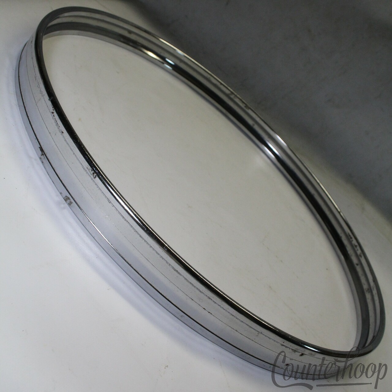 Pearl 20"Bass Drum Hoop Steel Metal Rim Vintage 70s Batter/Resonant Japan — main photograph