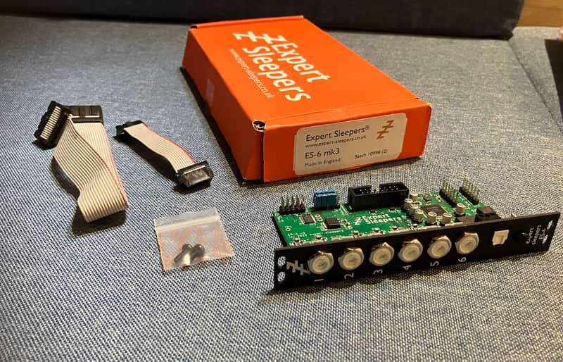 Expert Sleepers ES-6 MK3 CV / Lightpipe Interface Eurorack Synth Module 2021 - Present - Black Bild 1