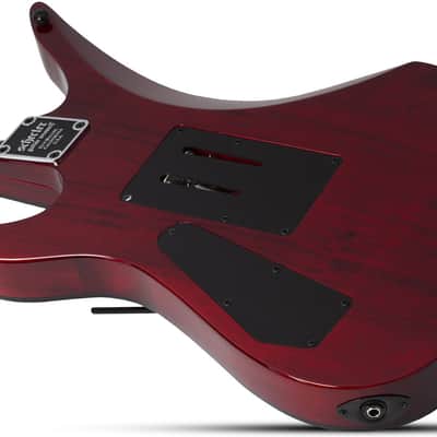 Schecter 1753-SHC Synyster Standard Plus 6 String Electric Guitar - Transparent Deep Red (1753) image 6