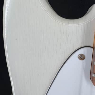 Von K Guitars Todd Rundgren Tribute Mustang Style Olympic White Nitro Lacquer image 4