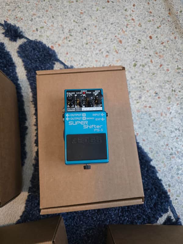 Boss PS-5 Super Shifter (Dark Gray Label) 1999 - Present - Blue image 1