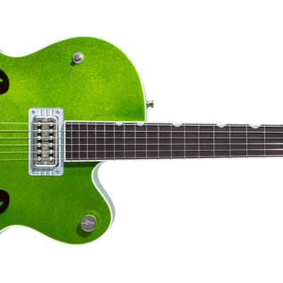 Gretsch G6120T-HR Brian Setzer Sig Hot Rod Hollow Body with Bigsby Rosewood FB Extreme Coolant Green Sparkle with Bag image 1
