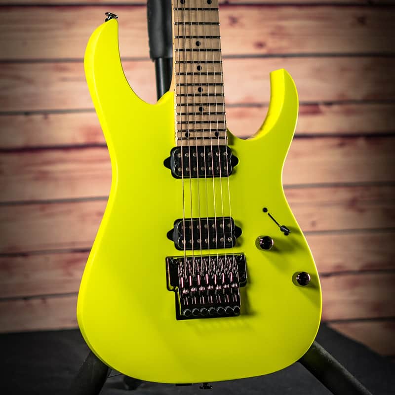 Ibanez RG752M Prestige 7-String (Desert Sun Yellow) | Reverb