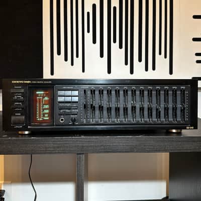 Onkyo Integra Stereo Graphic Equalizer EQ-540 1980s - Black image 2