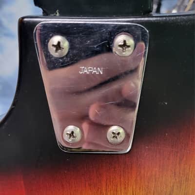 Vintage RARE 1965 Kawai made Prestige Solid Body Dual Pickup Pro Setup New Strings Original Deluxe Soft Shell Case image 12