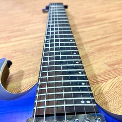 🔥2019🔥 Ibanez RGA71AL Axion Label 7 String~ Indigo Aurora Burst~ Bare Knuckle! image 8