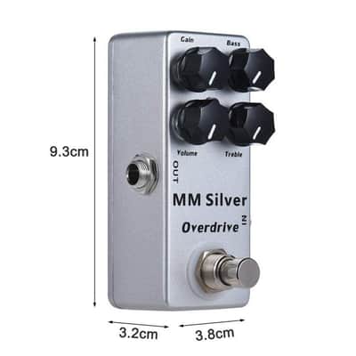 Mosky Audio MM Silver Overdrive Pedal,price include the import duty for US buyer image 6
