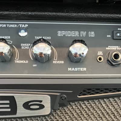 Line 6 Spider IV 15 15-Watt 1x8" Digital Modeling Guitar Practice Amp 2009 - 2016 - Black image 3