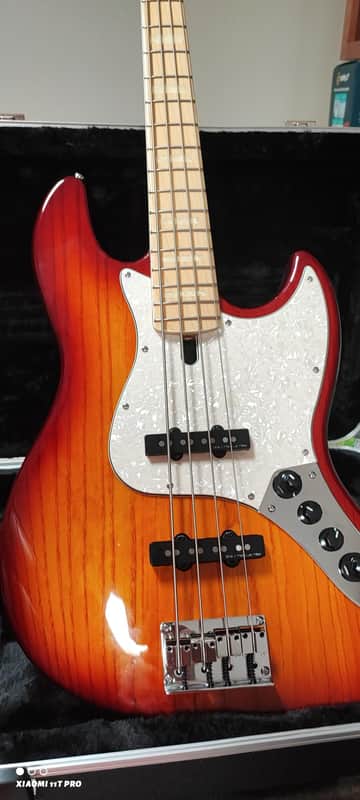 Beautiful 2021 Never Played Sire Marcus Miller Fireglow Swamp Ash Jazz Bass w/ HSC image 1