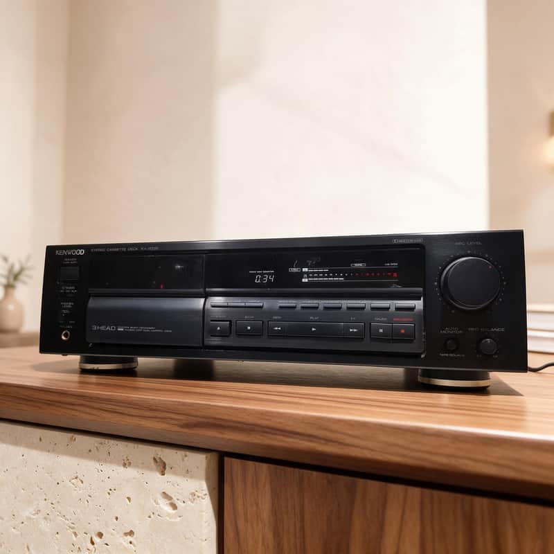 Kenwood KX-7030 Rare Vintage Cassette Deck Tested Working 3-Head Dual Warranty image 1