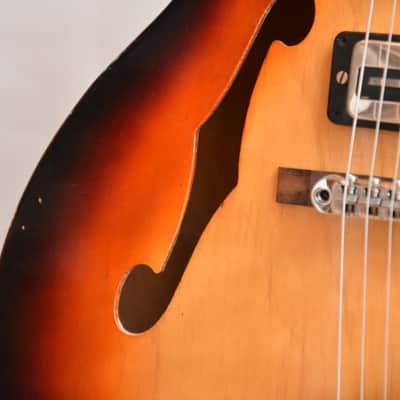 Hüttl Archtop – 1960s German Vintage Sharkfin Jazz Guitar / Gitarre image 8