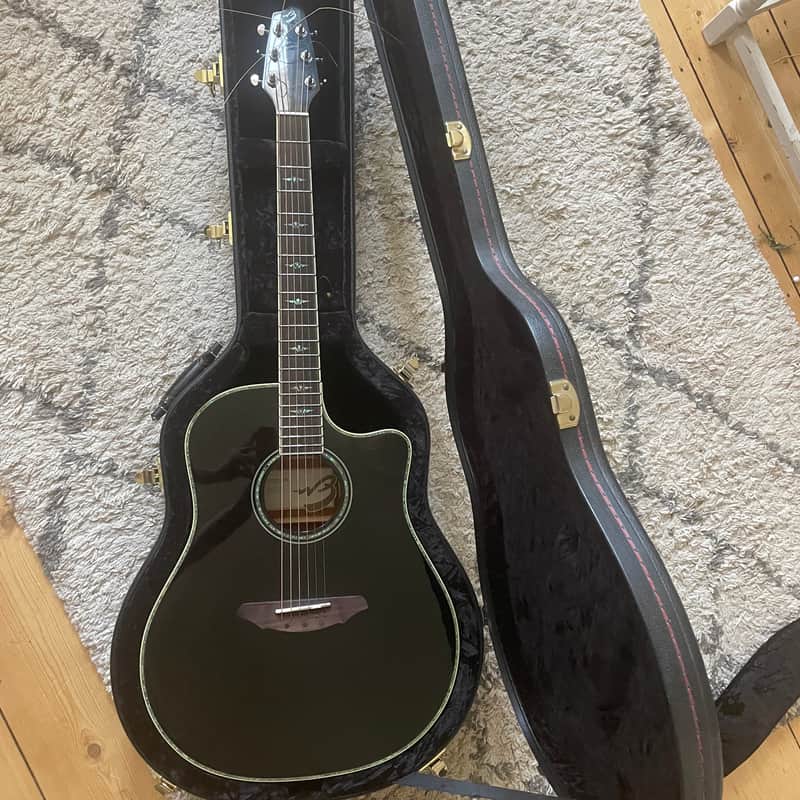 2010 Breedlove Altas Stage Black Magic D25 Dreadnought Black