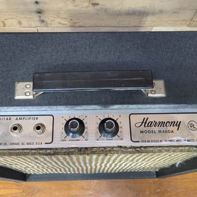 Harmony Model H400A Vintage USA Made Low Watt Guitar Tube Amp Combo image 5
