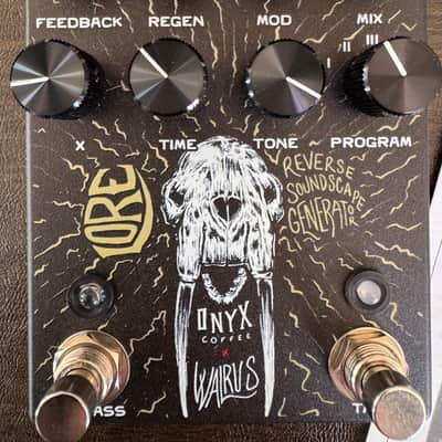 Walrus Audio Lore Reverse Soundscape Generator Limited Edition - Onyx Series 2023 - Onyx image 2
