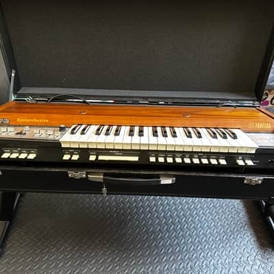 Farfisa Syntorchestra 37-Key String Synthesizer (Rare Brown Wood Version) SERVICED + hard case image 8