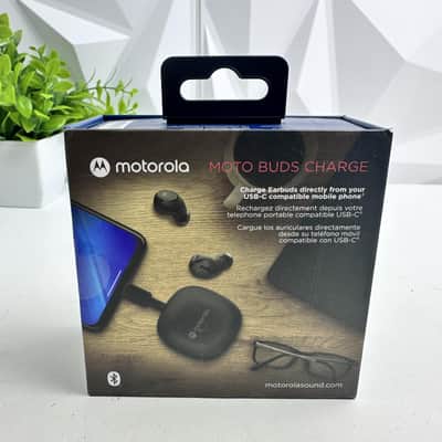 Motorola Motorola Moto Buds Charge True Wireless Earbuds, Bluetooth 5.0, Black image 6