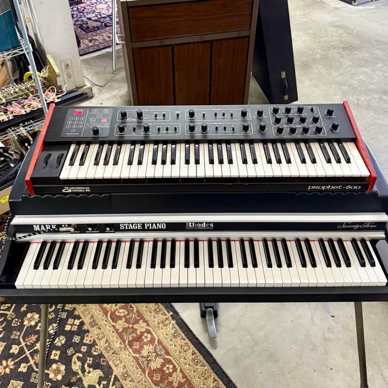 SCI GLIGLI Sequential Circuits Prophet 600 61-Key 6-Voice Polyphonic Synthesizer 1982 - 1985 original vintage USA analog synth image 1